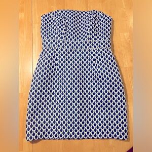 Lilly Pulitzer strapless dress